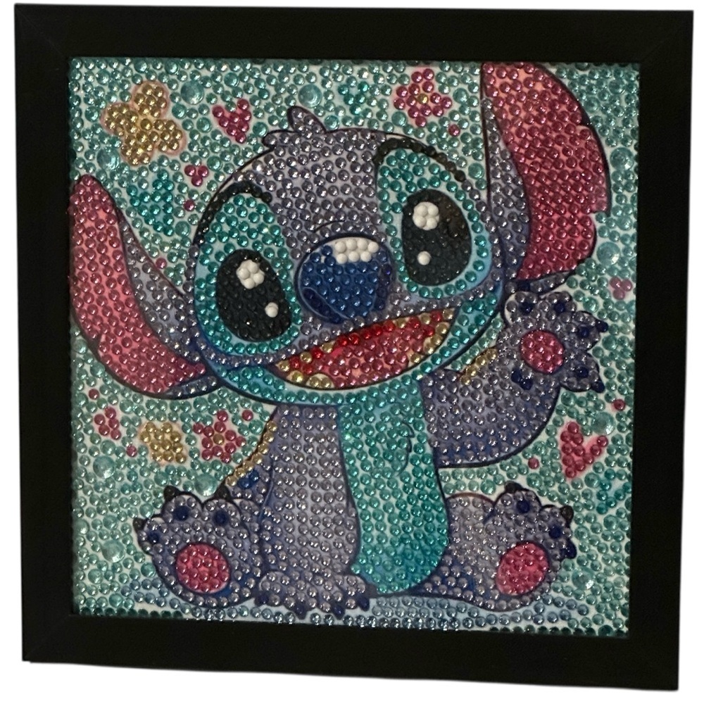 Stitch diamond art craft framed 6x6